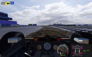 Donington N64 style following a gfx freeze in rFactor