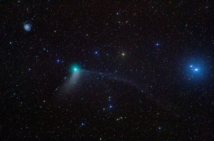 comet-catalina-pinwheel-galaxy